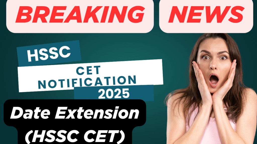 HSSC CET Notification 2025